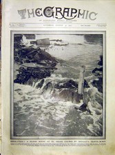 Original Old Antique Print