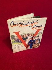 WW2 Our Wonderful Women - Army Navy RAF WAAF WRNS ATS - Tuck Book - Rare