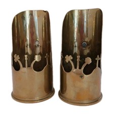 WW1 Trench Art Pair Brass