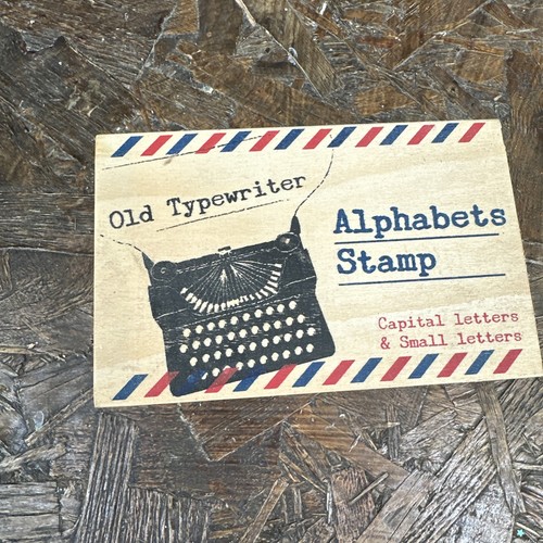 64pcs alphabet stamps vintage - 64pcs,