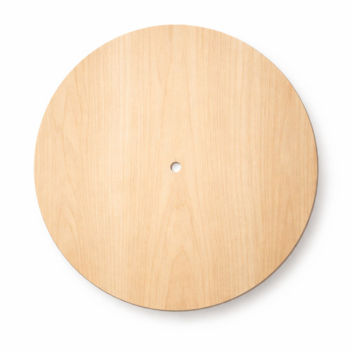 Wooden clock face 25cm - wooden,