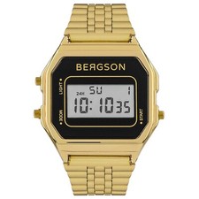 Retro Gold Digital Watch by