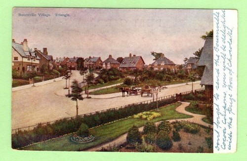 182201 postcard bournville - ,