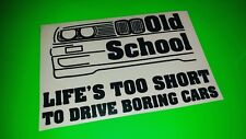 OLD SCHOOL BMW cool car, bumper, window sticker/decal