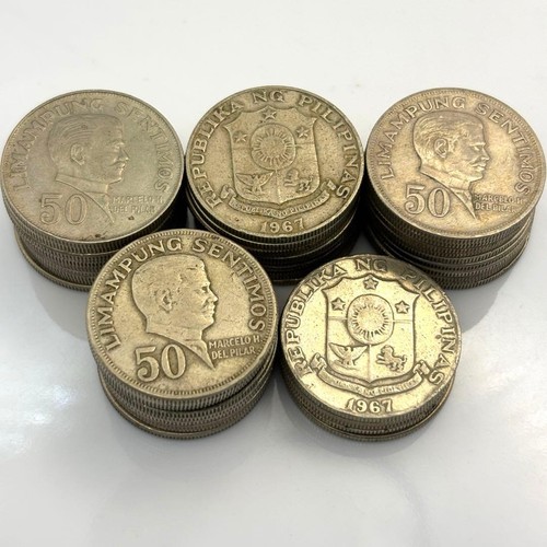 Philippines centimo coins - 50,