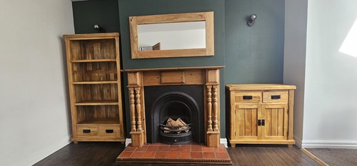 Oak furniture land bookcase - oak,