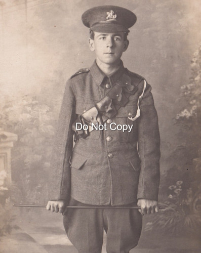 Ww1 rppc photo soldier fife - ww1,