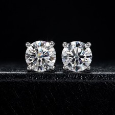 1 ct Moissanite 925 Solitaire