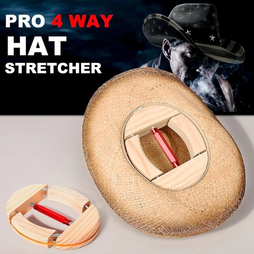 Way adjustable wooden hat - 4,