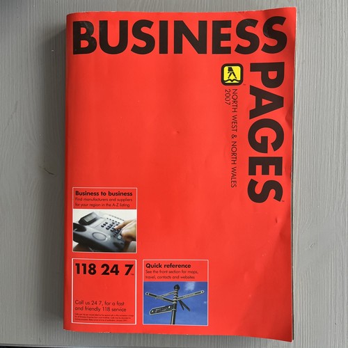 Red yellow business pages - yellow,