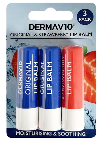 Lip balm derma v10 - derma,