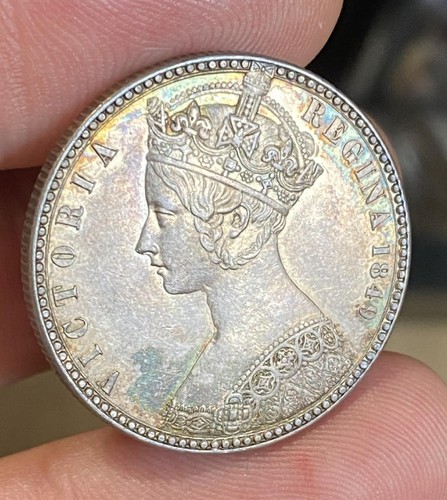 1849 godless florin - 1849, a