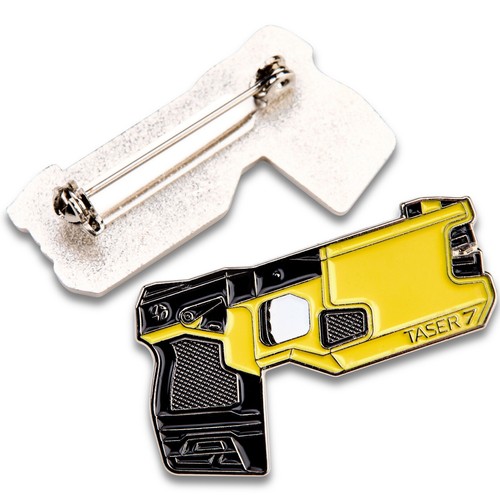 Police taser pin brooch - police, 7