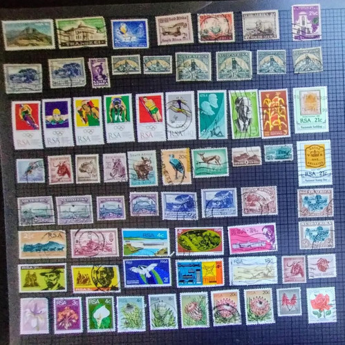 South africa stamps used - africa, lot