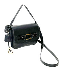 Radley AGNES STREET Cross Body Bag Small Black Leather Used