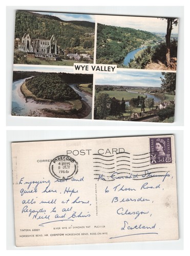 Postcard wye valley tintern - -,