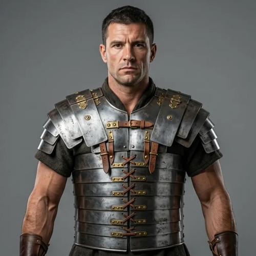 Steel roman legionary armor - steel,