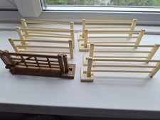 Vintage Britain's Farm Gate And Fencing X 7 Fits Together Gate Has Latch