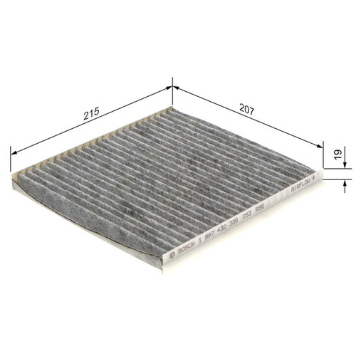 Bosch cabin air filter - air, (pollen