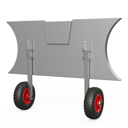Boat transom wheels launching - boat,