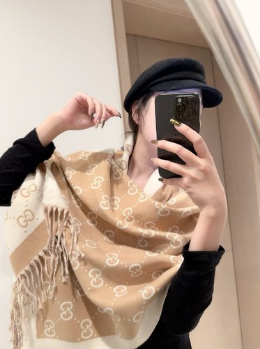 Cashmere scarf wool - scarf,