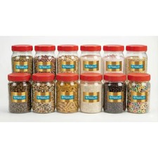 Plastic Jar with Lid