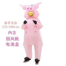 Pink Pig Mascot Inflatable
