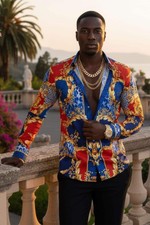 BARABAS Men's Medusa Floral