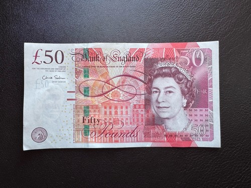 Old pound banknote in - pound,
