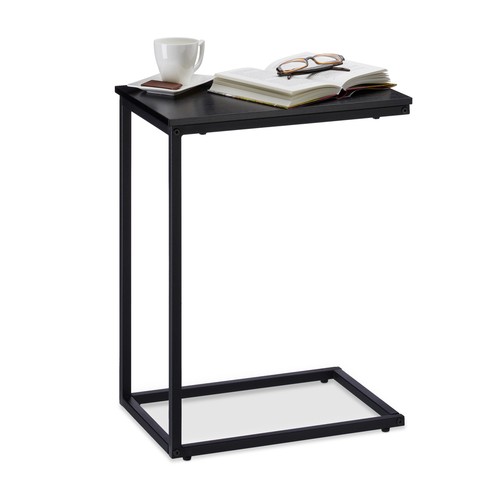 Side table black decorative - side,