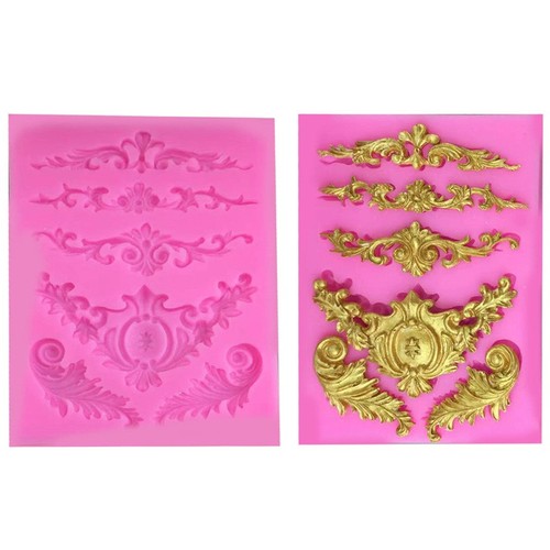 Vintage silicone fondant mould - fondant,