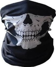 Skull Tube Mask Motorcycle Biker Face Novelty Special Forces Helmet Half dot