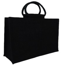 Black Jute Gift Bag - Eco