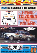 DECAL FORD ESCORT RS 1800