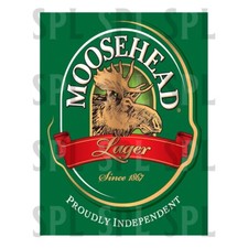 Moosehead metal sign - metal,