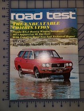 1973 Mazda RX3 Rotary Wagon Brochure Original Road Test
