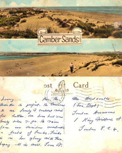 Vintage postcard camber - vintage,