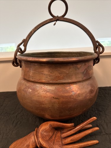 Large antique copper - large, 10"