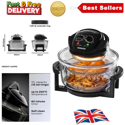 17l halogen air fryer oven - 17l,