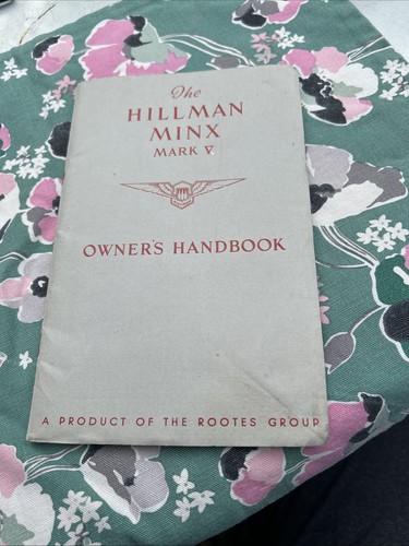 Hillman minx mark car owners - hillman,