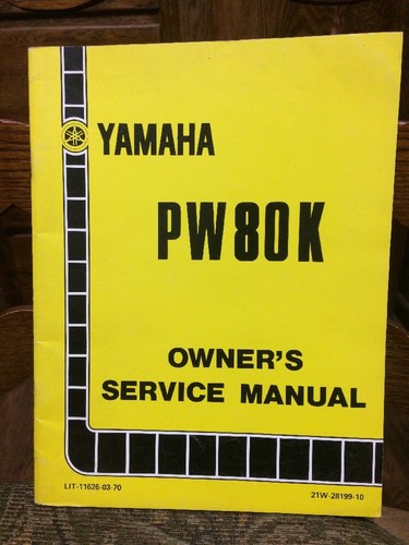 Yamaha 80k owners service - yamaha,