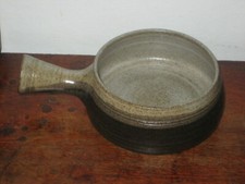 studio pottery handled bowl