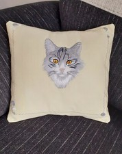 Tabby Cat Cushion 