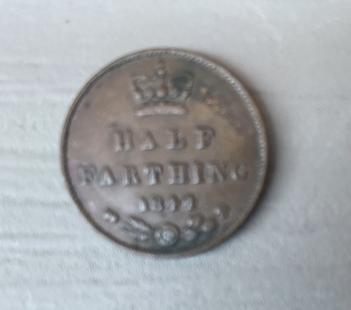 Half farthing 1844 - half,