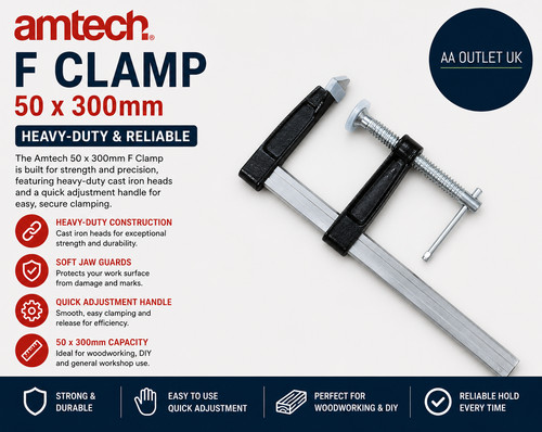 Amtech 50x300mm clamp heavy - clamp,