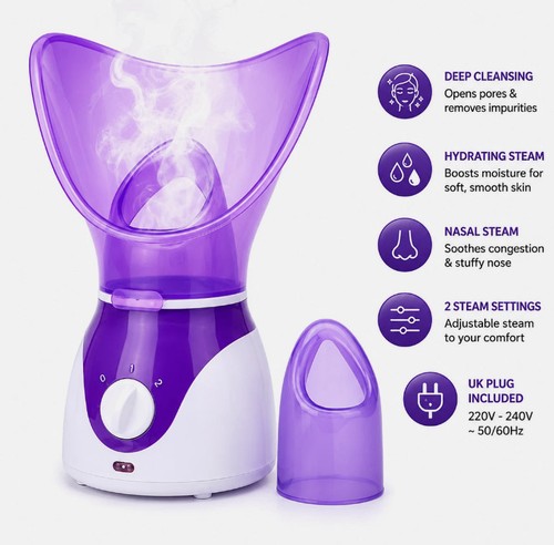 Purple facial steamer - facial,