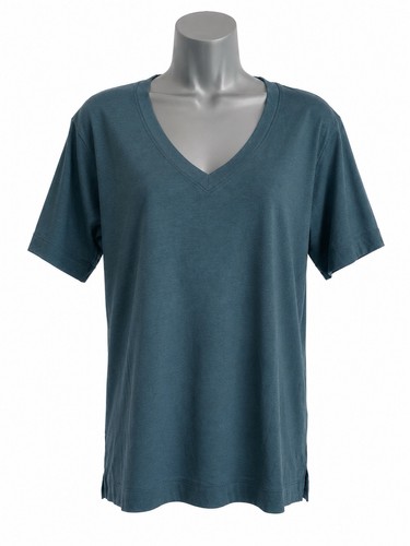 Deep teal cotton - cotton, slouch