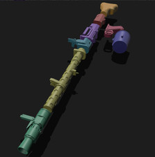 MG34 Machine Gun Rifle 1:1 scale 3D Printed Prop Replica NOT Functional