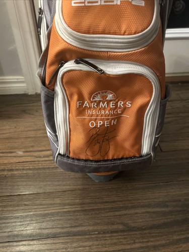 Rickie fowler signed orange - fowler,