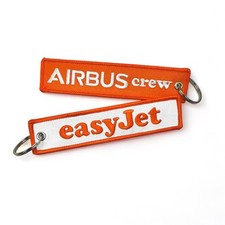 Easyjet Airbus CREW Embroidered Keyring